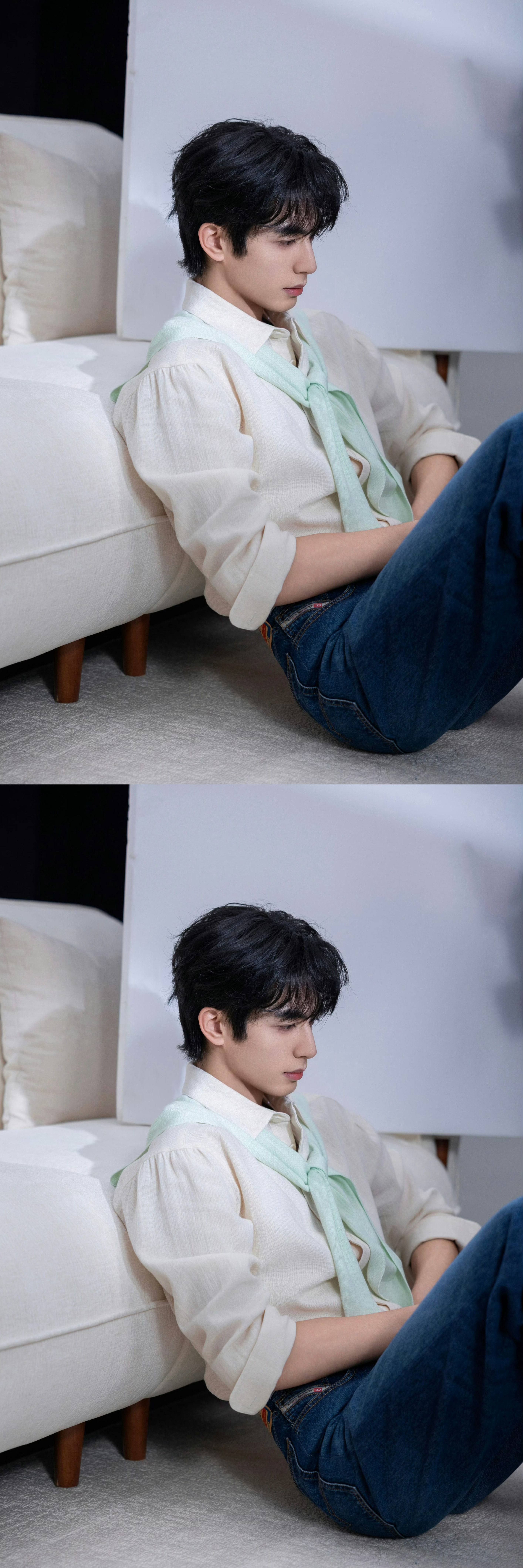 宋威龙成为首位雅丽洁品牌全球代言人，好清爽明媚，好帅的龙龙