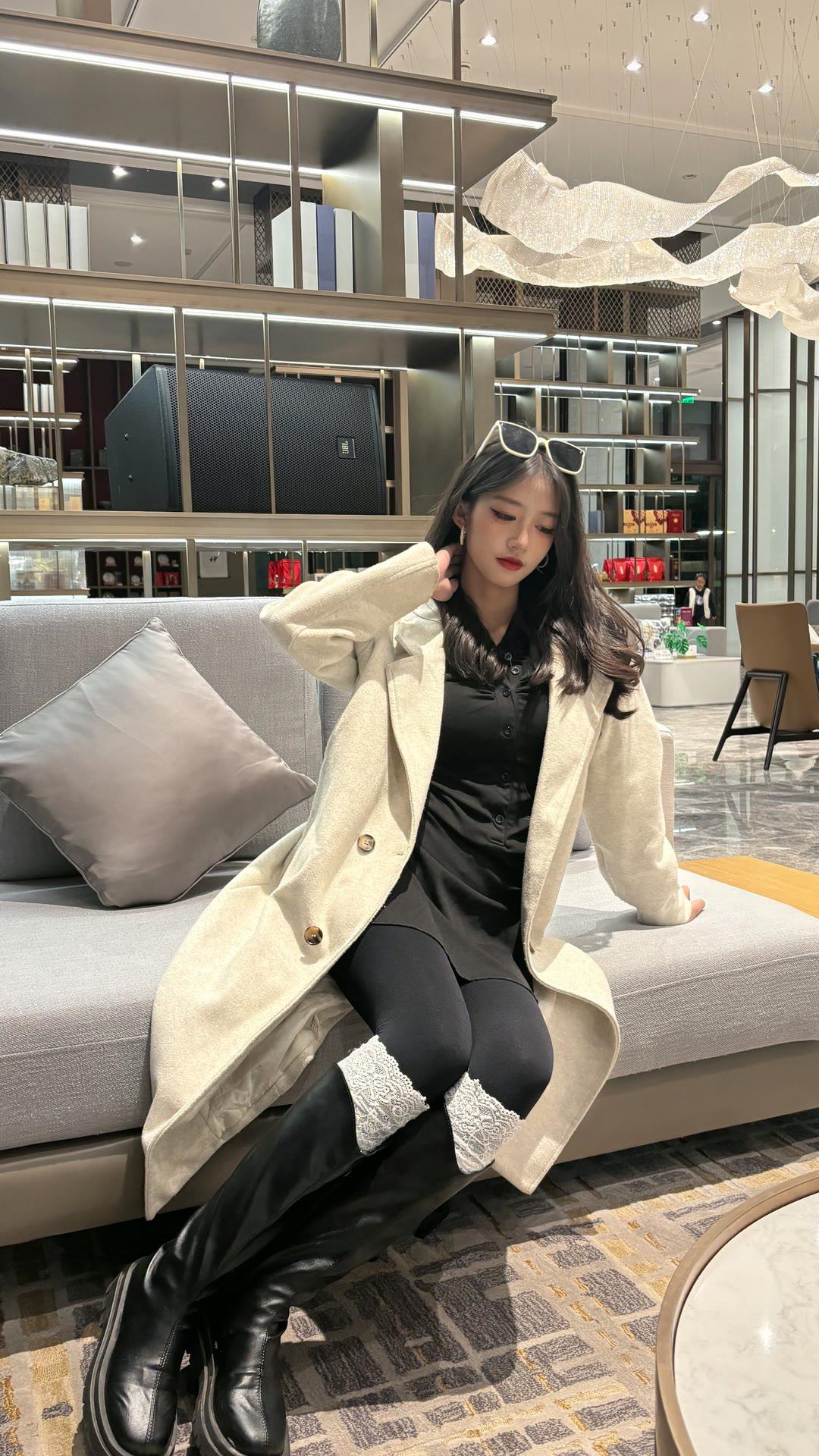 长靴  过膝袜简约风