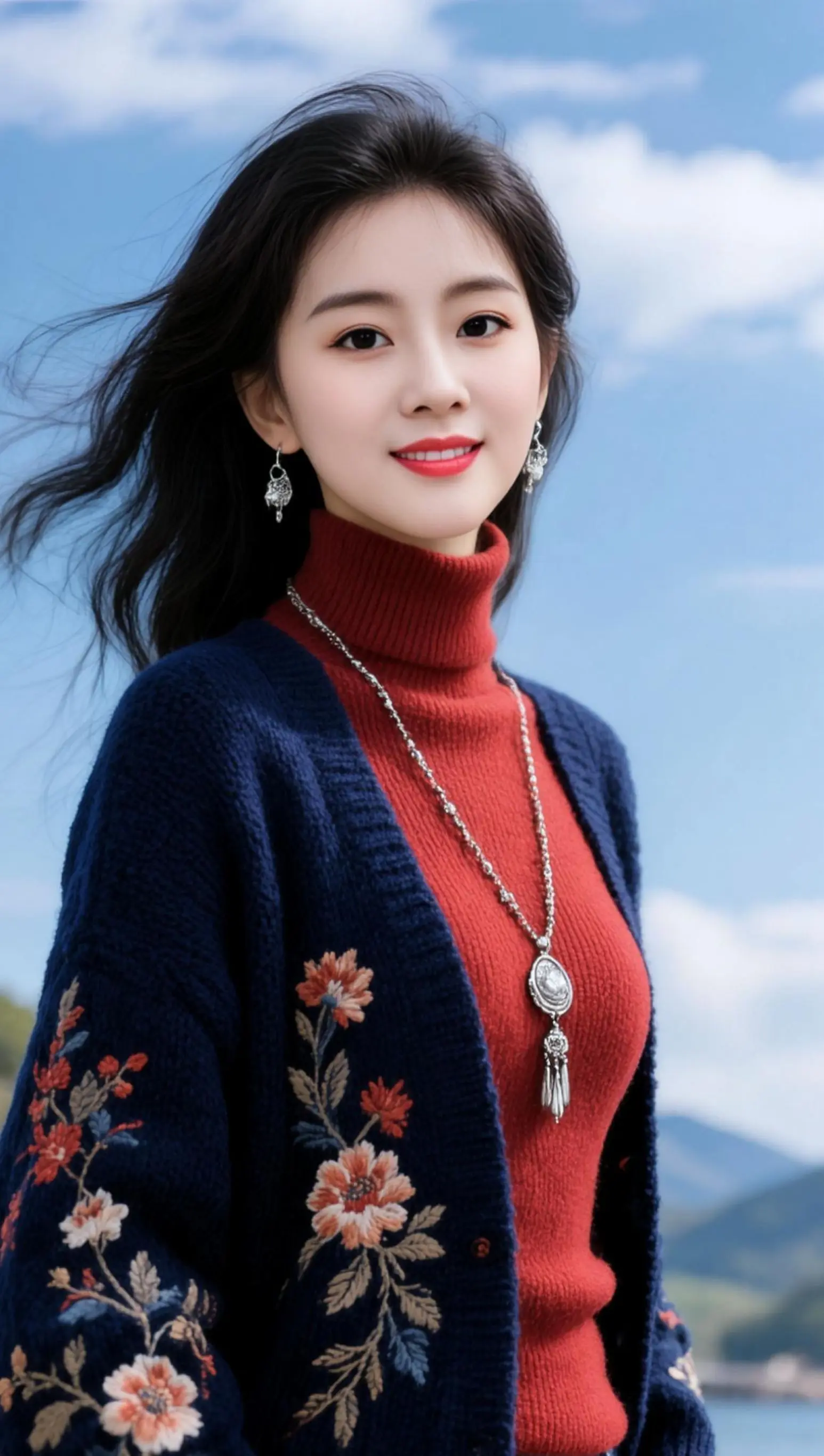 AI海滨花卉写真 随变ai随便玩