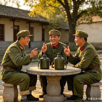 早安我的中国 老兵们，早安！六月风暖，初心如磐。无论走多远，都忘不了军营的岁月、