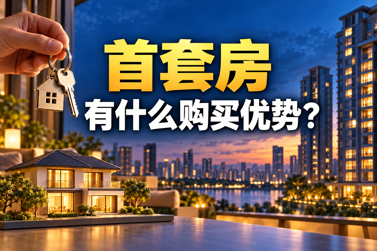 买首套房，究竟能占多少便宜？有人盯着低首付，有人盯着低利率。真正值得算的，是买下