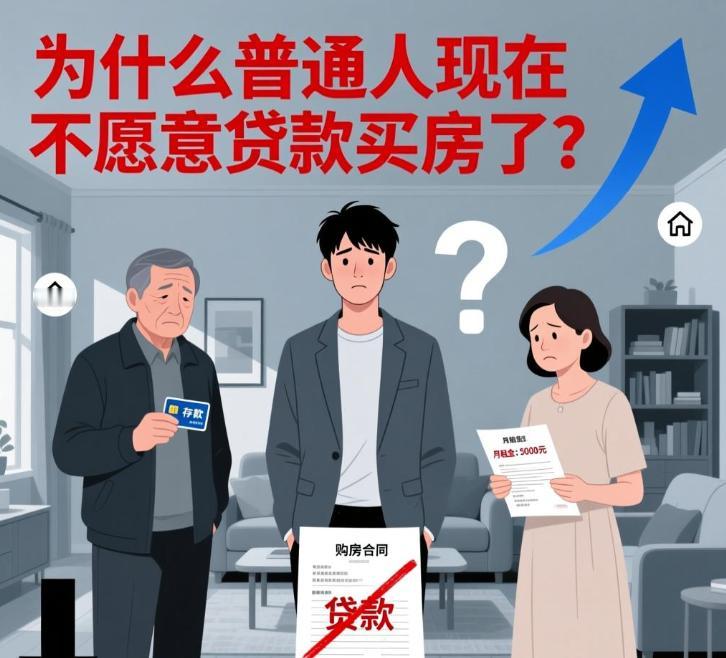 为什么普通人现在不愿意贷款买房了？

据媒体报道：2023年中国个人房贷余额出现