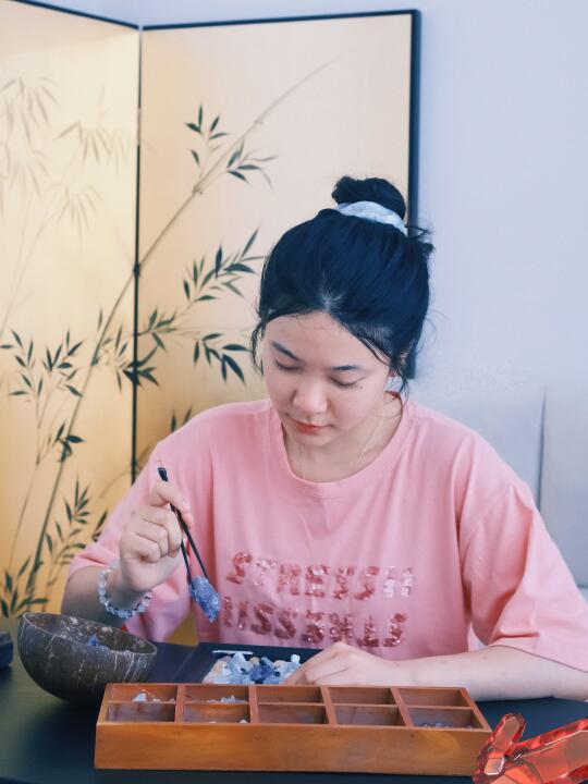 水晶疗愈画打开了我的宇宙能量通道🌌✨