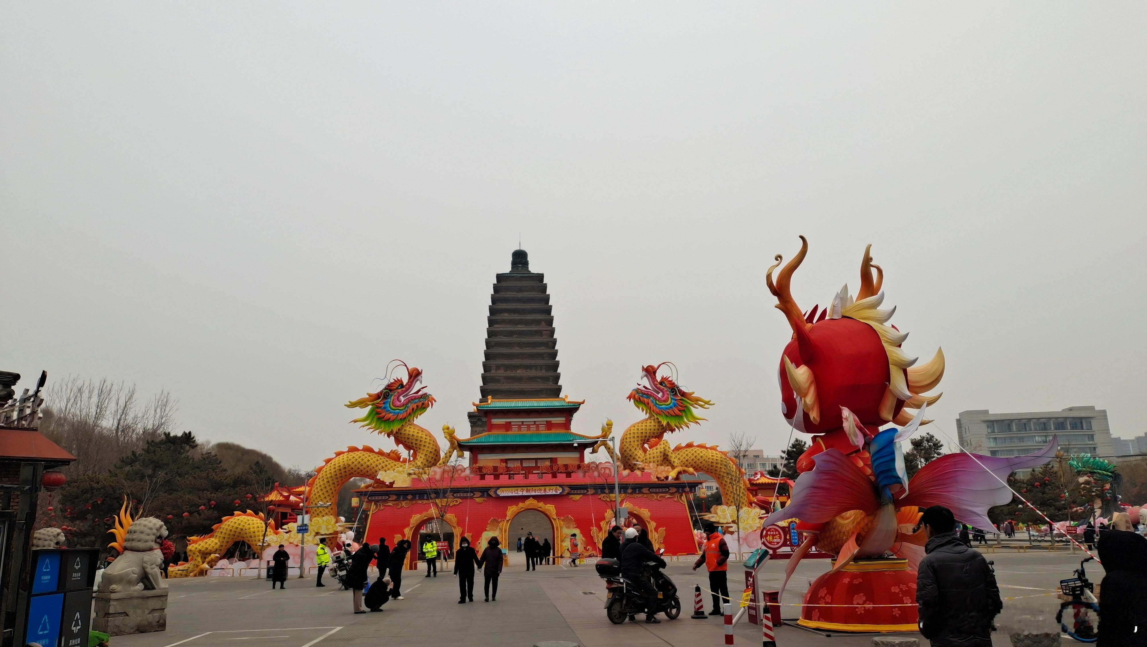 树上彩灯一挂，龙年灯会一开，年味这不就来了... ​​​