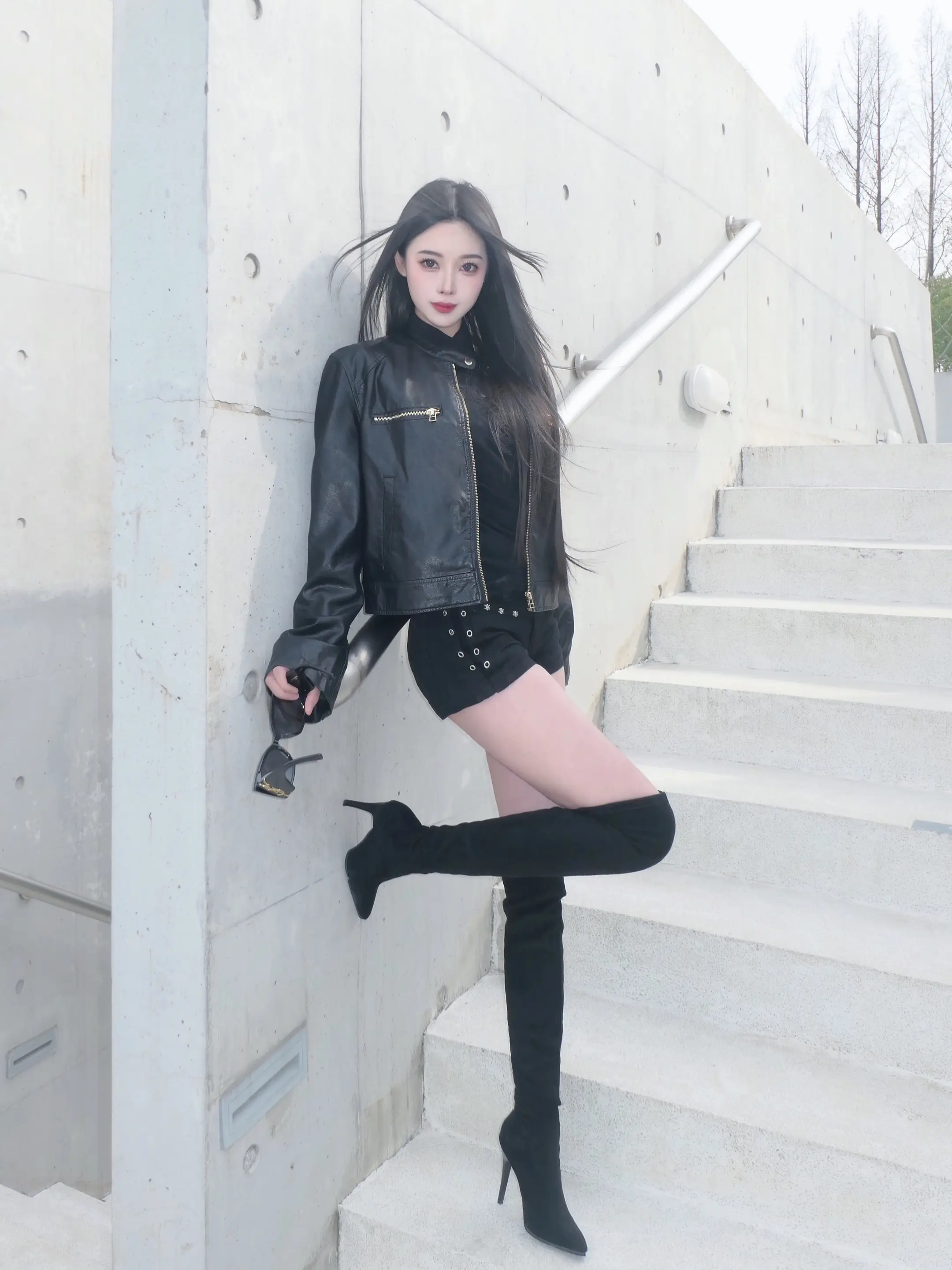 穿搭的尽头是all black ⚫️