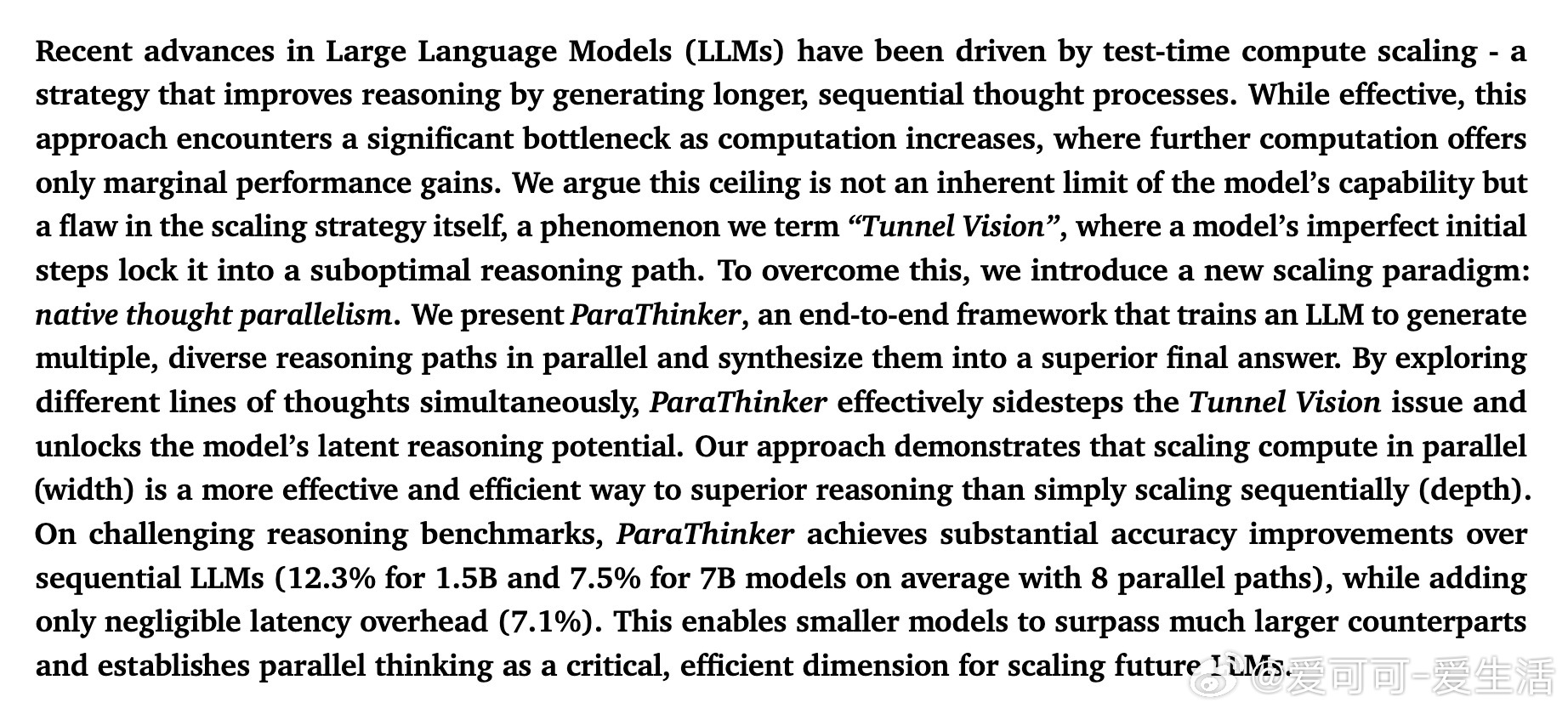 [LG]《ParaThinker: Native Parallel Thinki