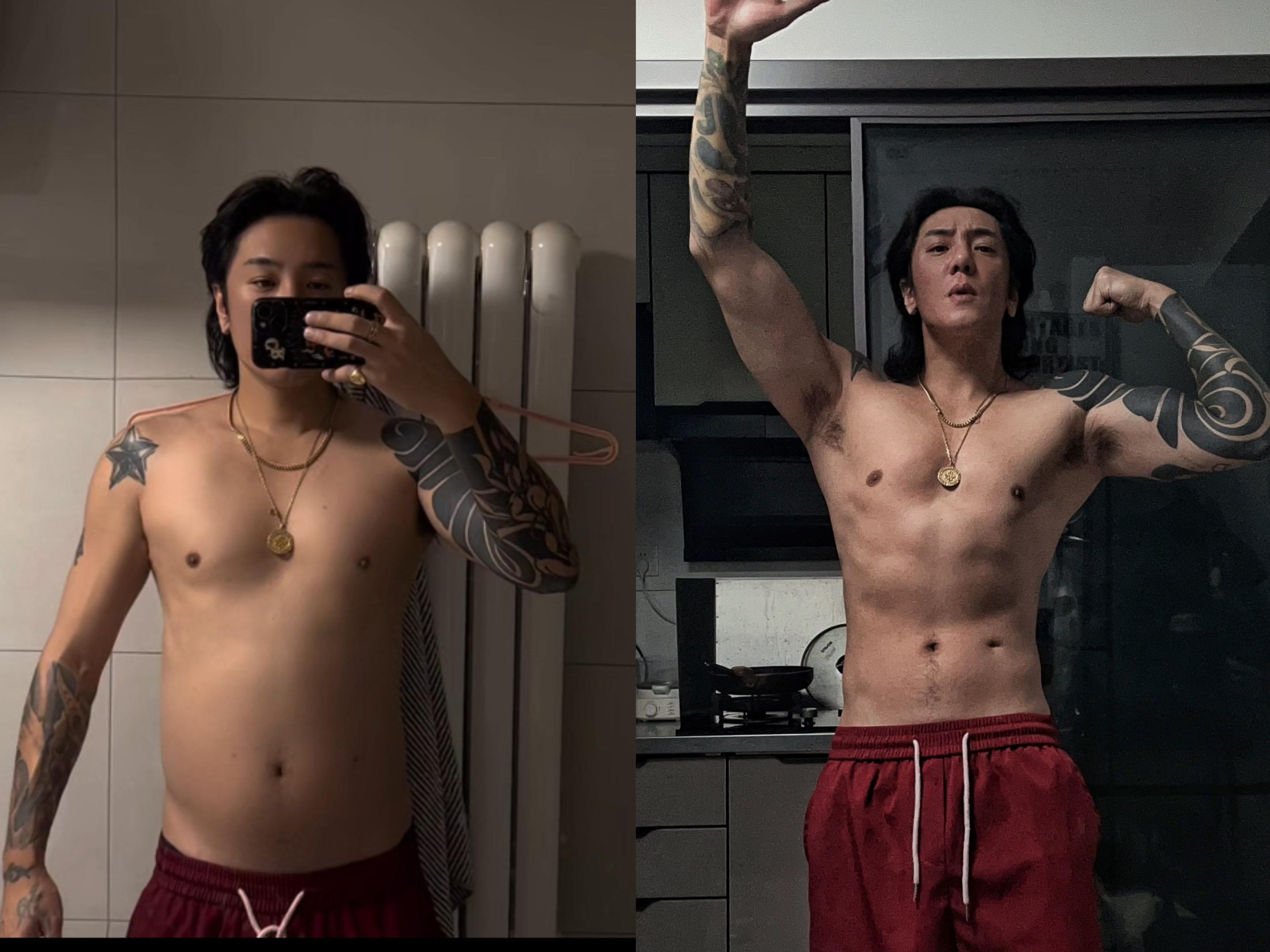 打败以前那个自己。