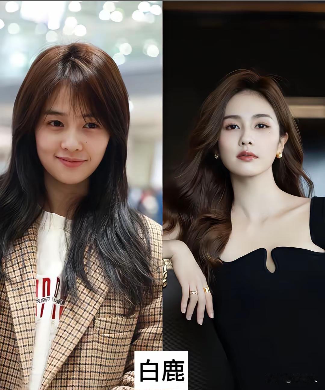 娱乐圈女明星化妆前后对比，怪不得都长得这么白净。原来是化妆化的，只要不化妆和普通