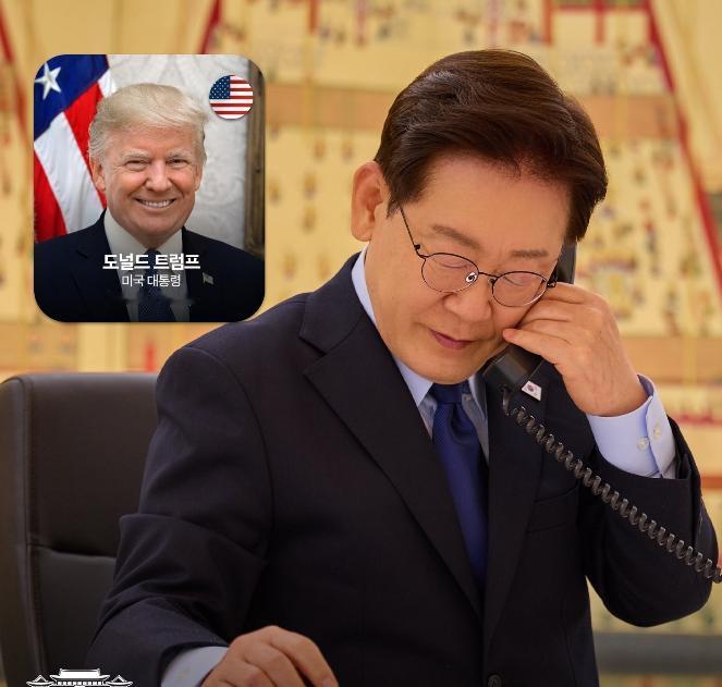 5 月 17 日晚，韩国总统李在明突然在社交平台发文，官宣自己刚和美国总统特朗普