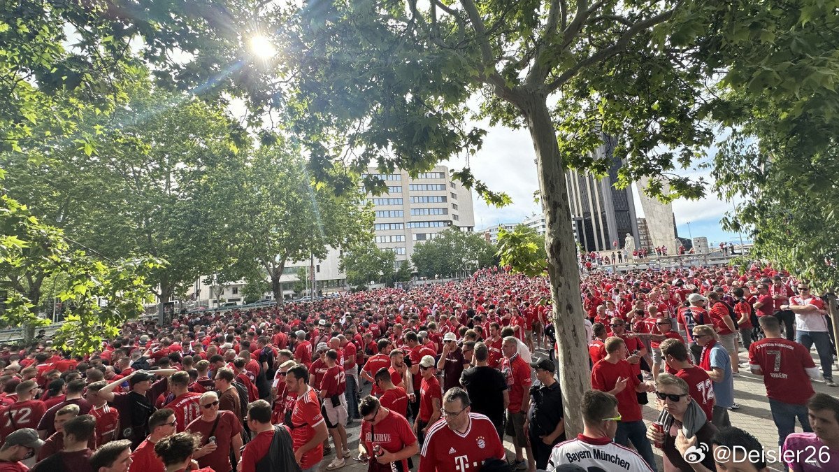 🚨［圖片報］報導：拜仁慕尼黑死忠球迷組織「Ultras」球迷將在馬德里組織一場