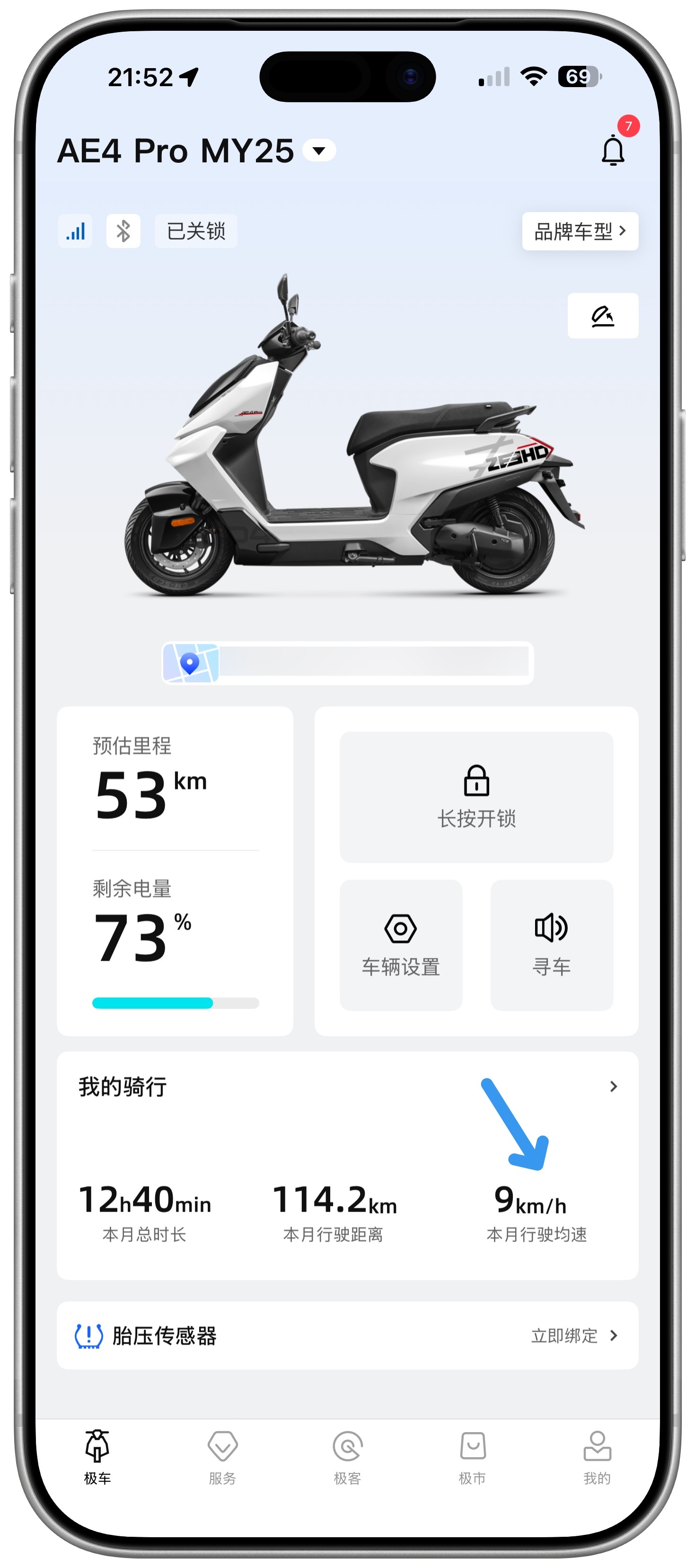 赵娜的AE4Pro 在6月份的平均时速只有9KM/h现在能明白了吧，真的是骑帅不