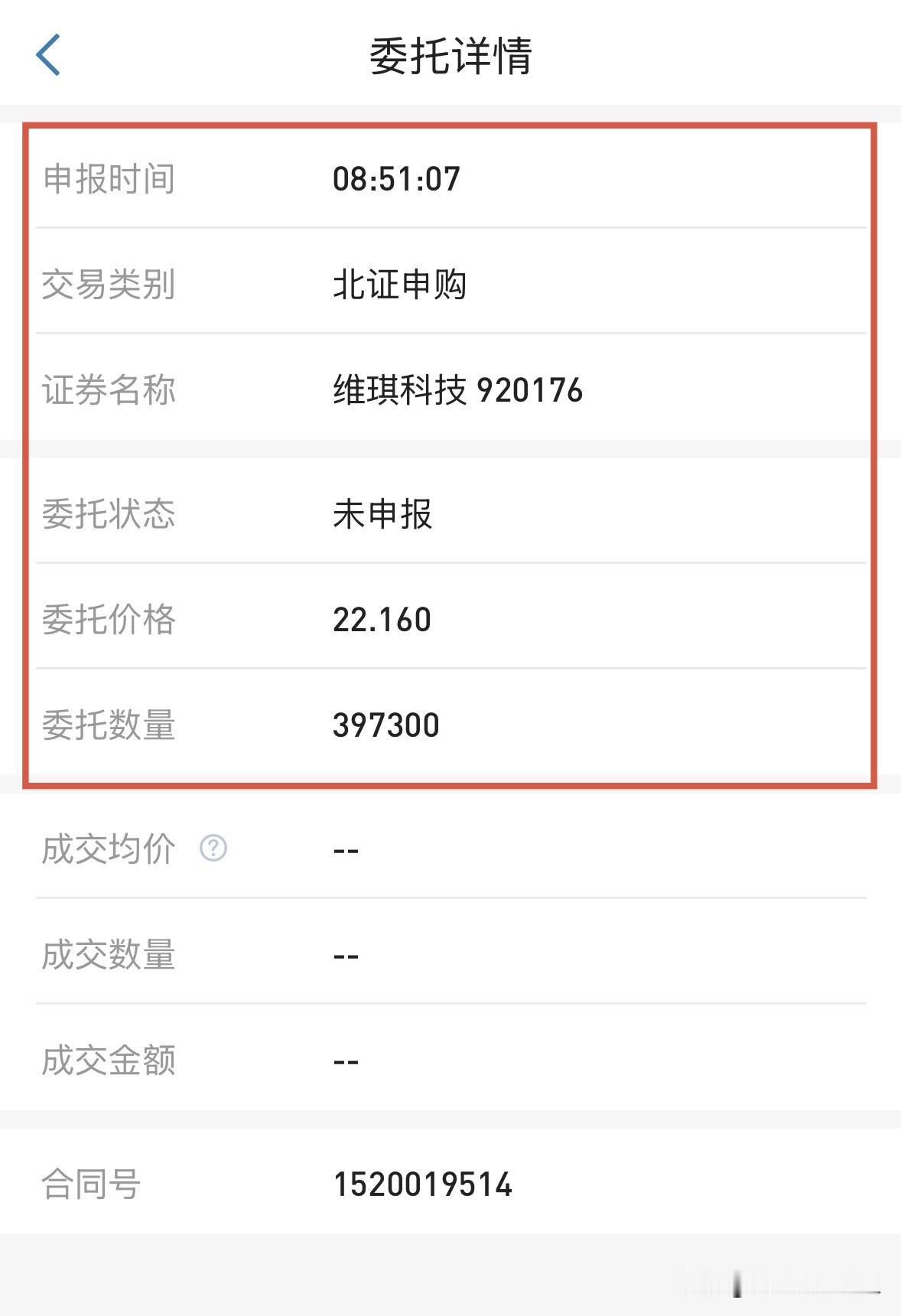 今天的维琪科技，全员碎股，无需抢时间，所以也就没有啥可准备的，无脑申购就是了。