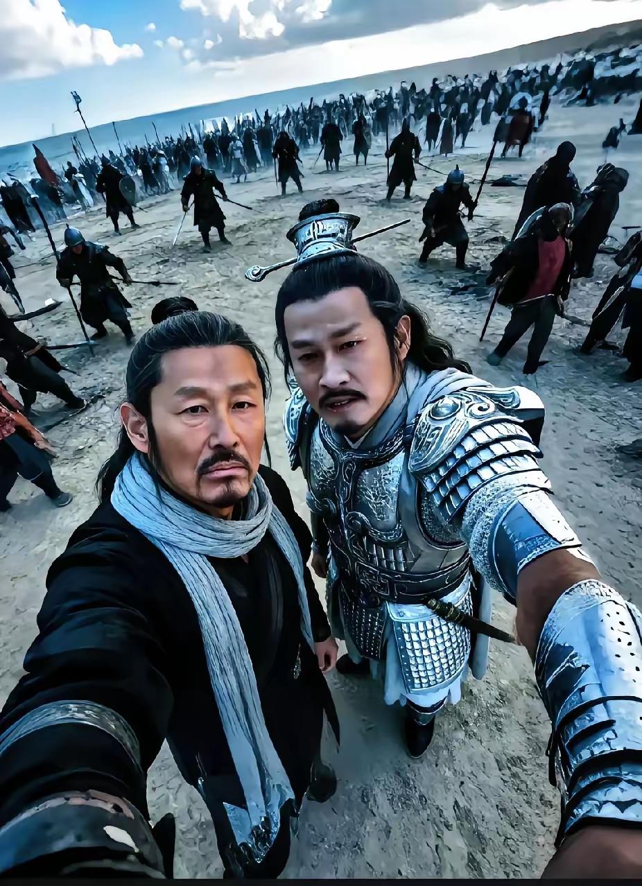 其实《楚汉传奇》中，不仅仅是何润东饰演的项羽无敌，陈道明的刘邦演的也是挺好的啊，