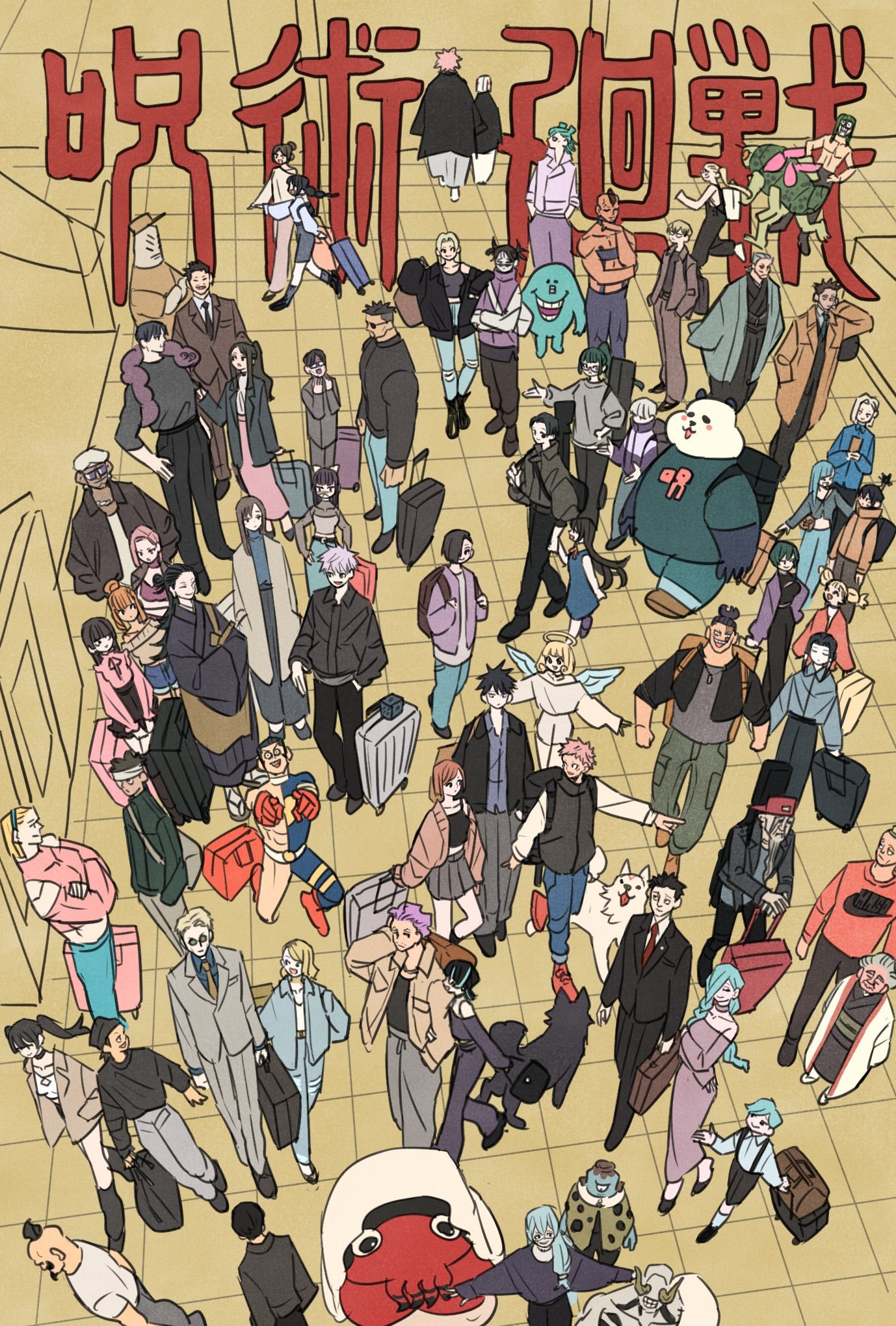 #咒术回战[超话]##咒术回战# 咒术大合照x:ryosuketarou ​​​