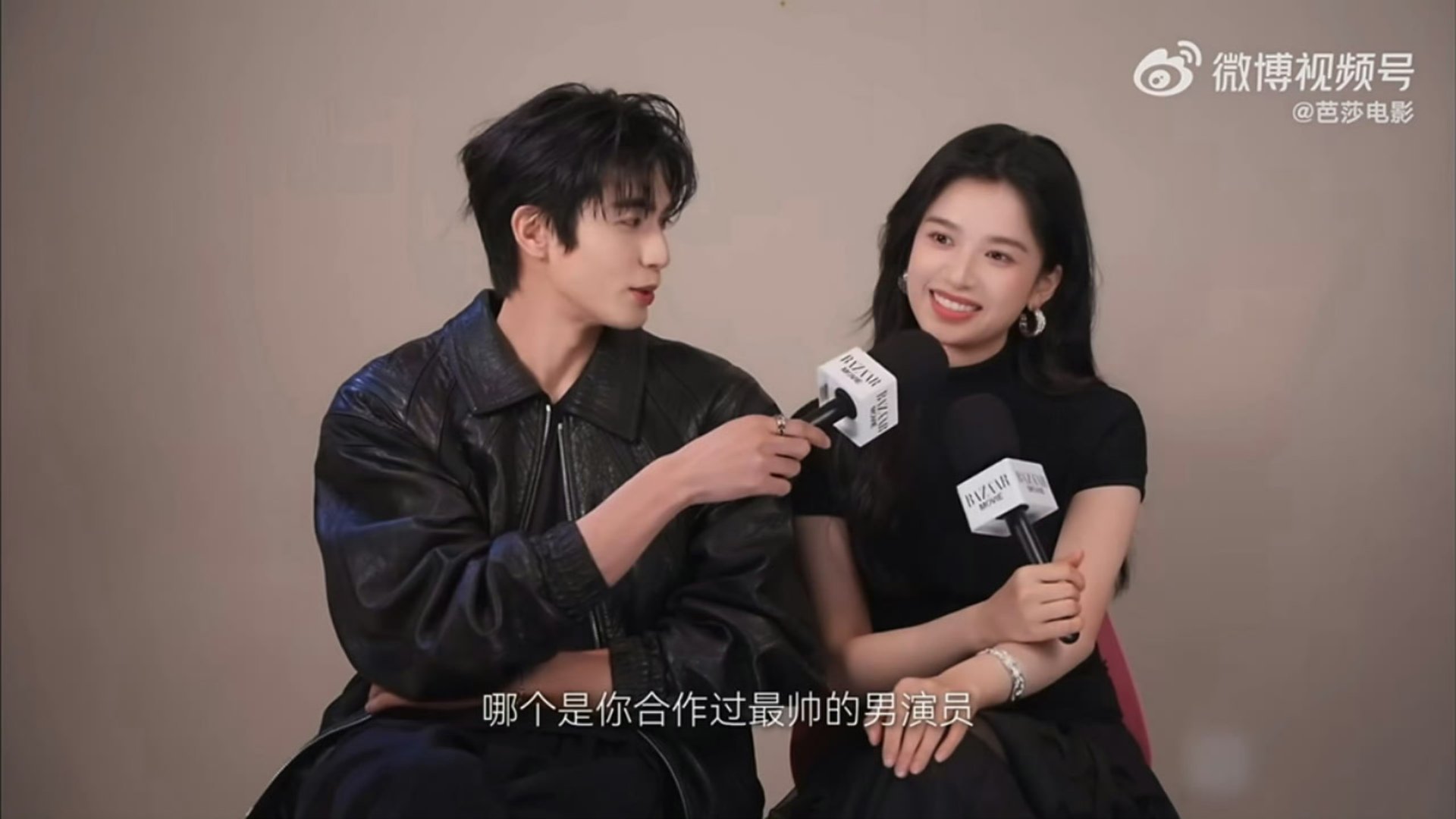 张婧仪合作过最帅的男演员宋威龙笑死我了哈哈哈哈哈 