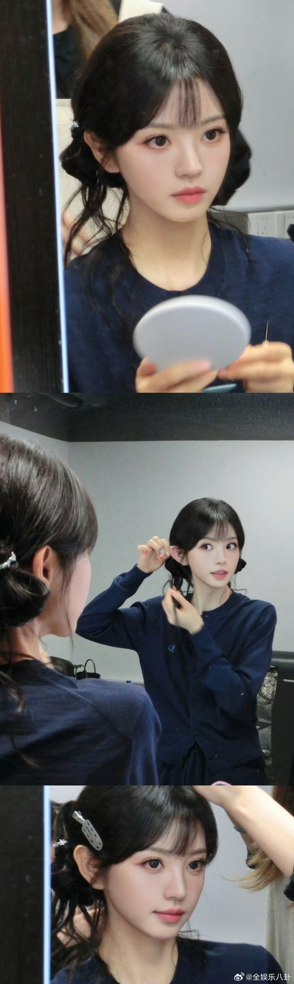 田曦薇毛绒星星发夹你好星期六 田曦薇好六穿搭甜度超标！毛绒星星发夹搭配甜妹造型，