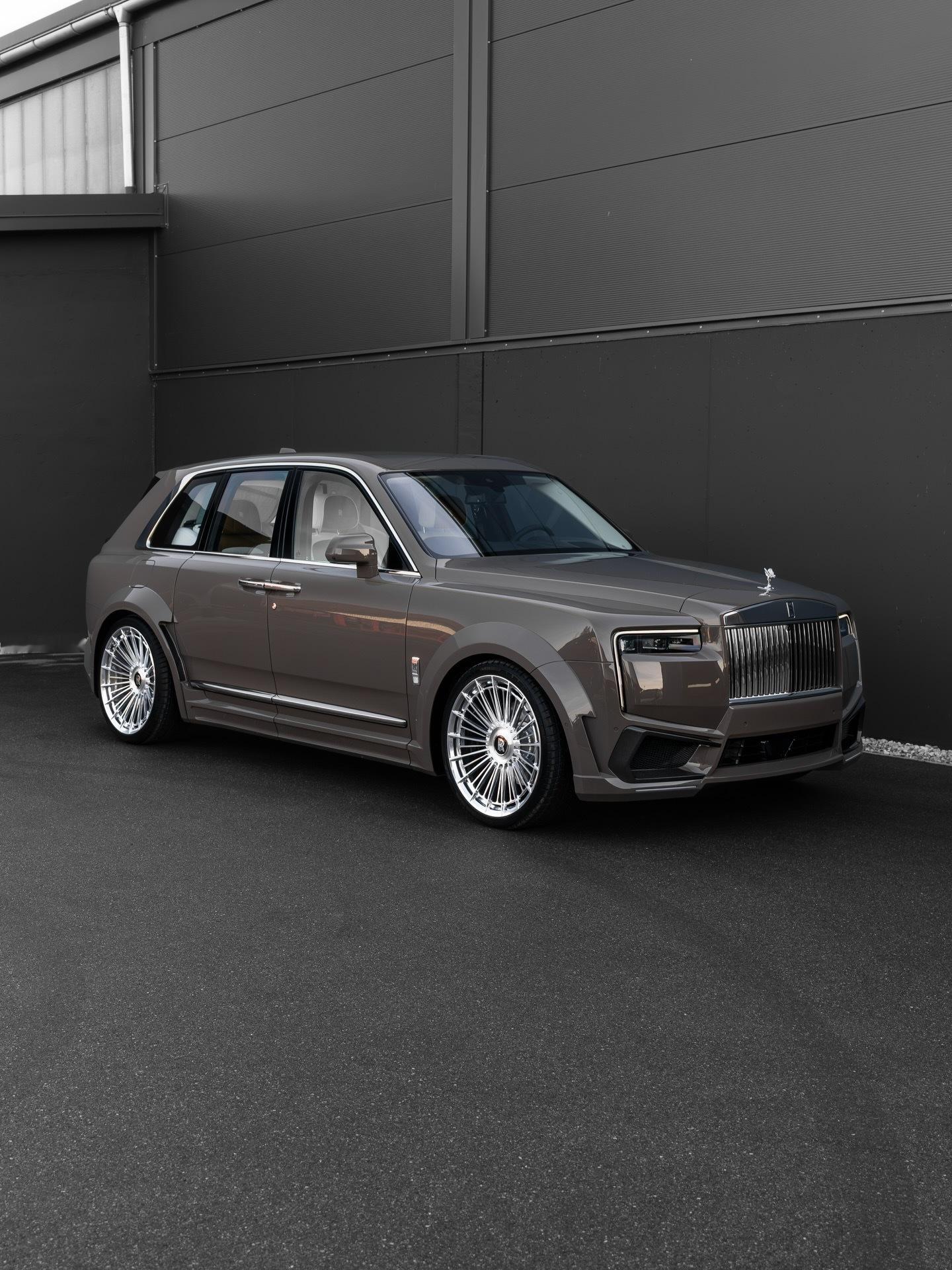 SPOFEC劳斯莱斯库利南Series II过量使用的宽体设计增添了气势和比例，