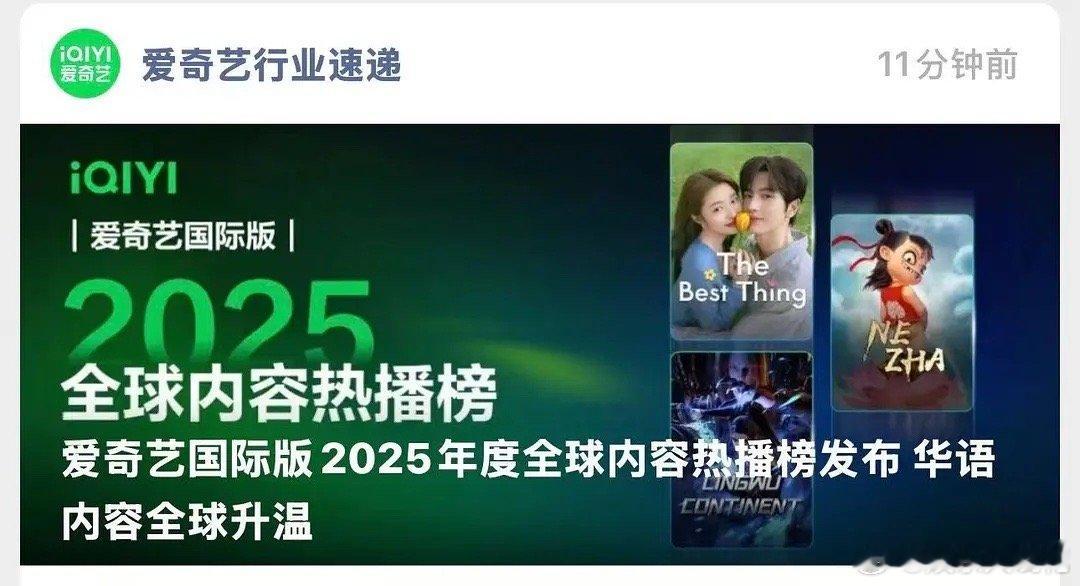 张凌赫首部一番现代剧《爱你》成为爱奇艺国际版播放量第1️⃣名一番小成本a级现偶播