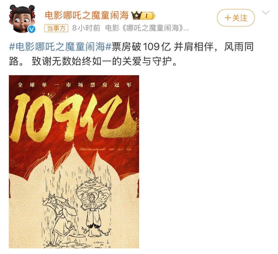 哪吒2全球票房TOP11 牛逼啊，哪吒2这次全球TOP10是肯定了，但之前都看大