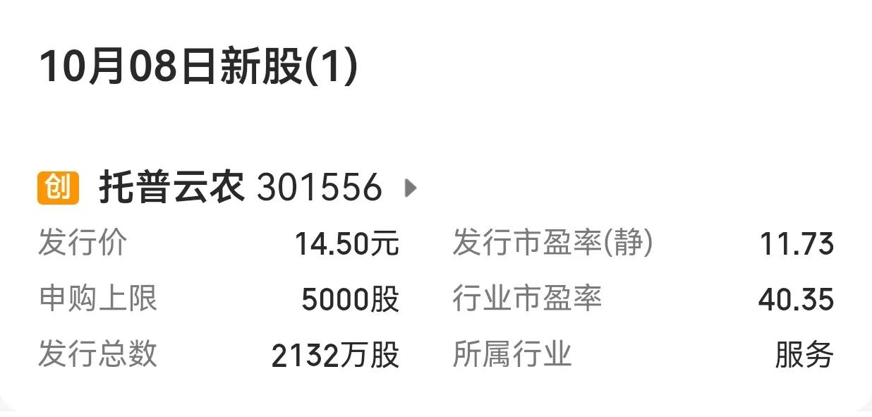 【下周市场：依然是1只新股发行】

        下周（10月8日至10月11
