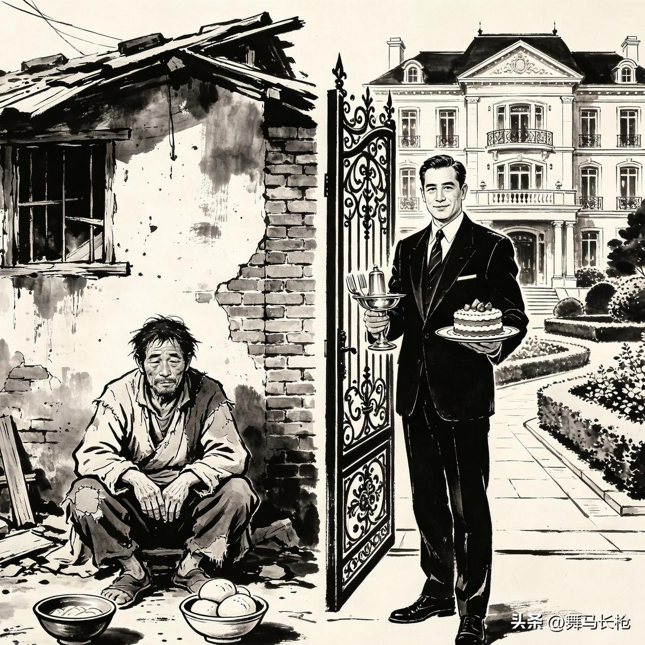 穷久了，生出一种近视。
只看得见钱，旁的全是虚的。一毛一厘地盯，像饿极了的人只认