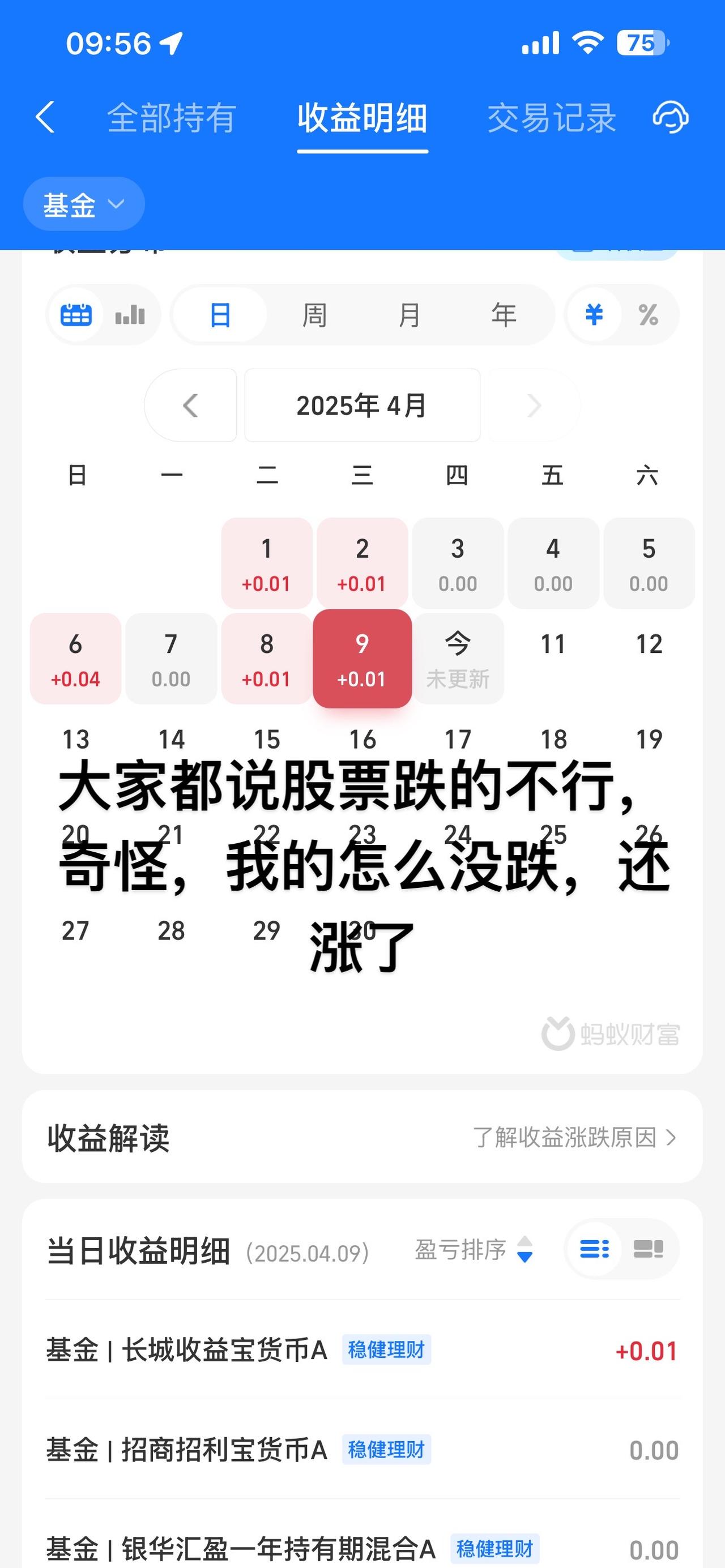 都说股票跌的厉害，奇怪，我的不仅没跌，还涨了？