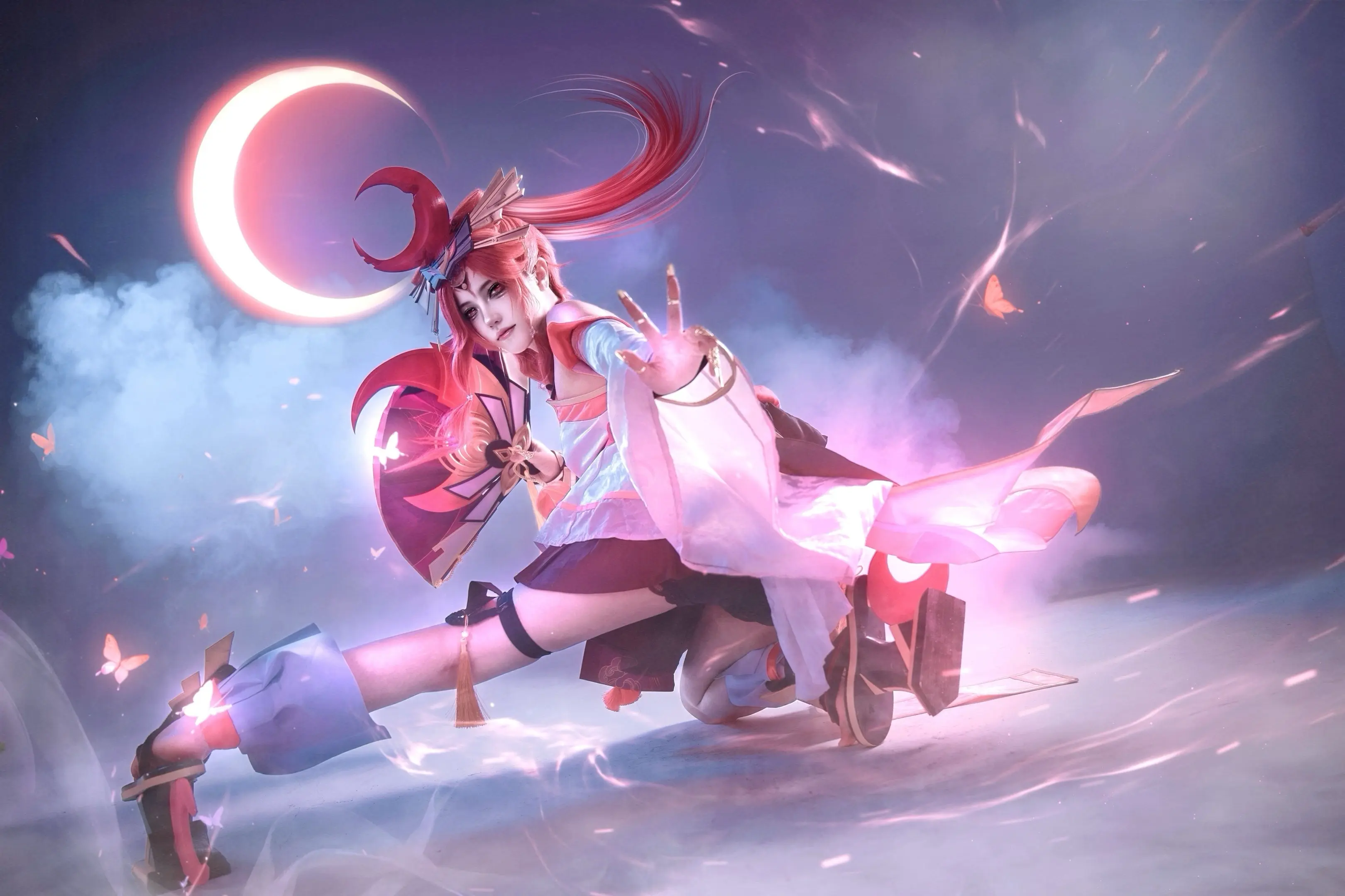 射手的妈妈来了。