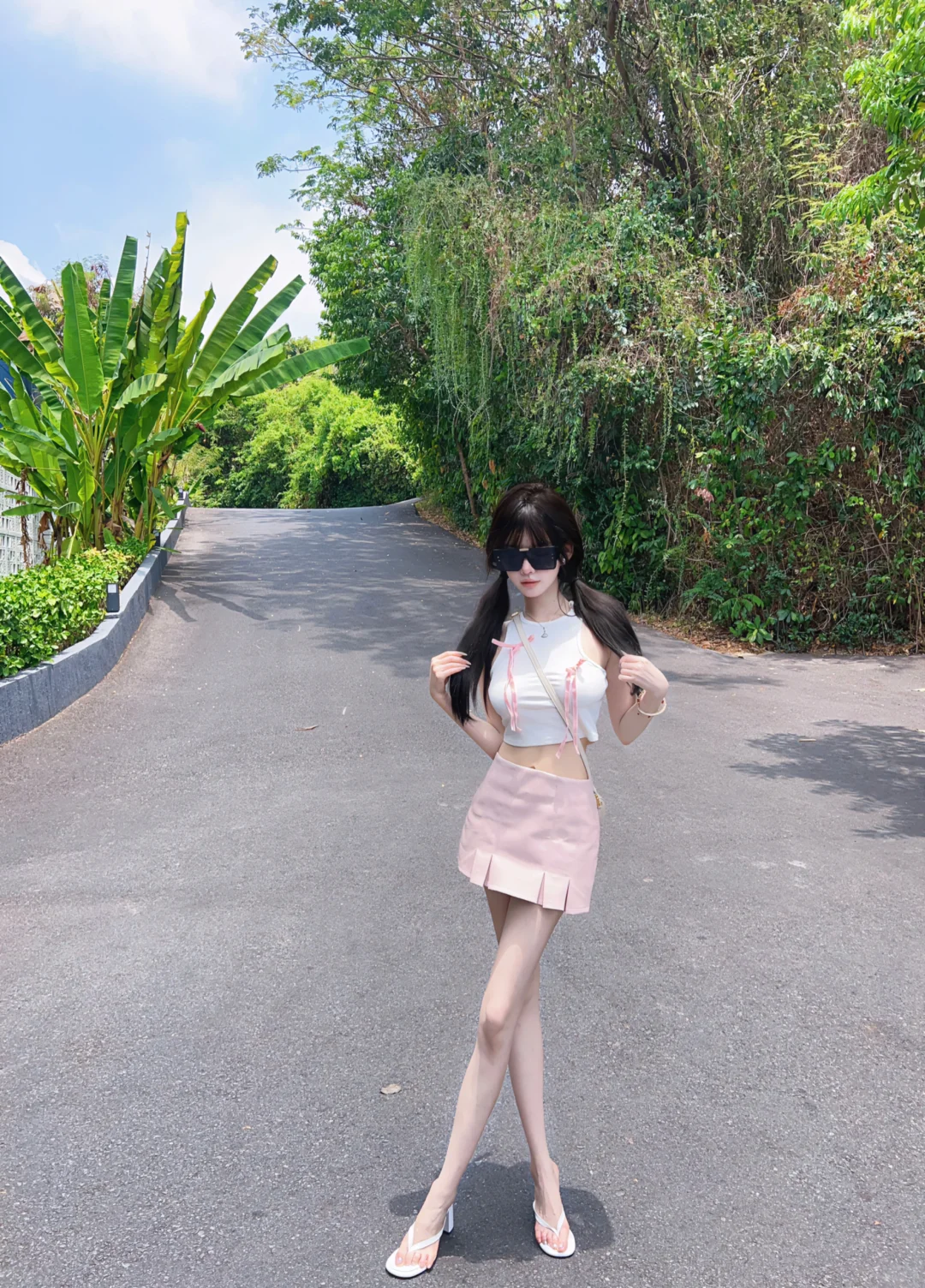 双马尾真的很适合甜妹度假风哦🏖️