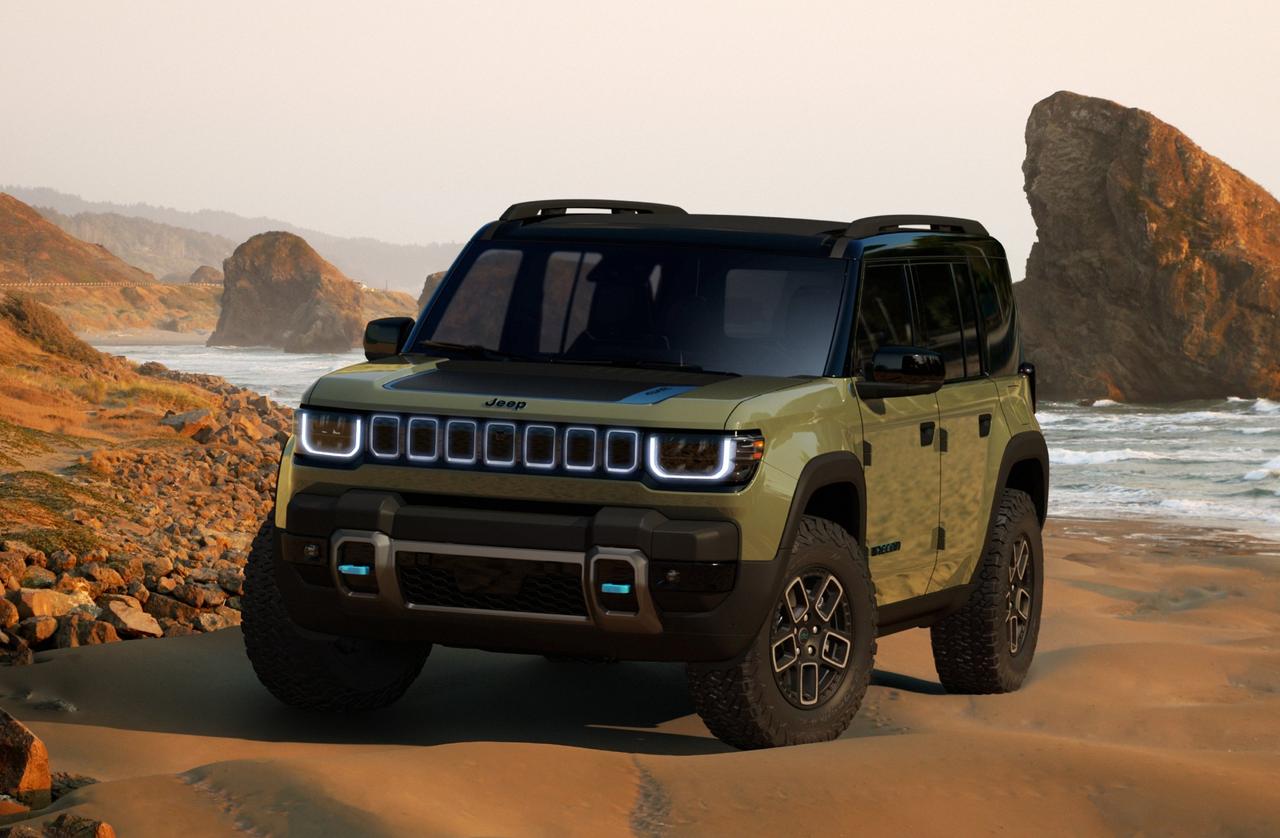 2026款Jeep Recon，电动SUV将于明年春季上市。这个前脸怎么越来越北