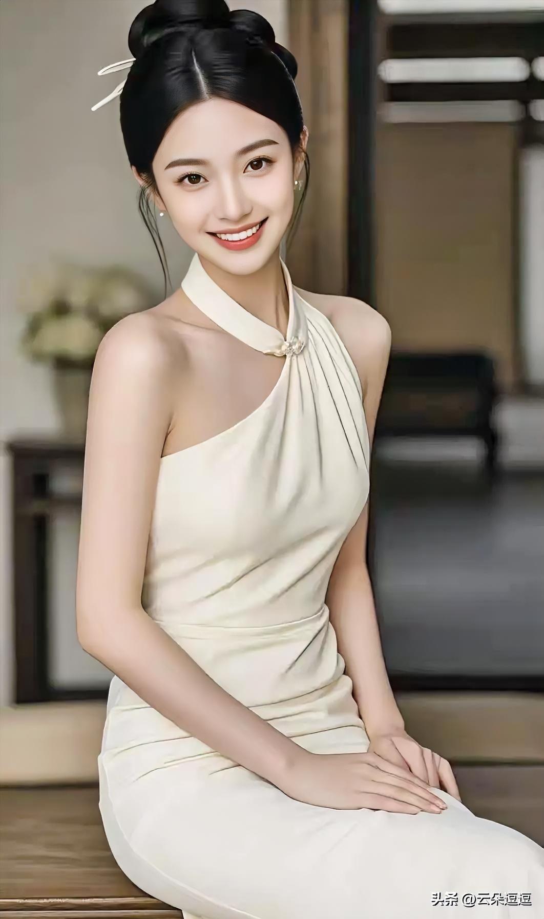 温婉优雅的东方美人，古典与现代的完美结合。