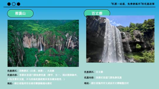机票变门票！温州等你来耍，全免优惠大放送