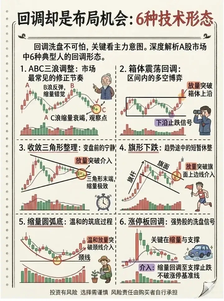 6种技术形态财经 今日看盘陈泽