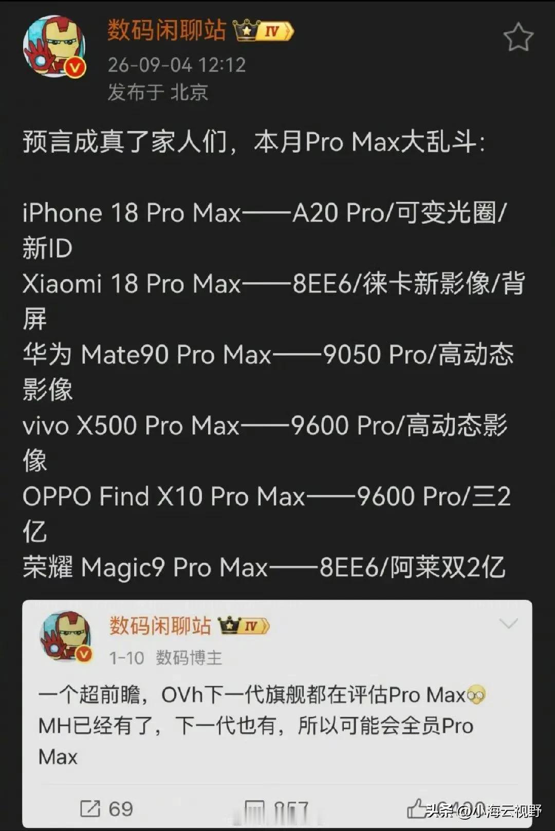 9月ProMax大乱斗：六台“超大杯”撞档，谁配叫真机皇？

进入9月，数码圈直