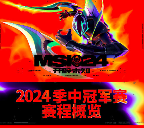 2024季中冠军赛胜败分组赛赛程公布 #MSI胜败分组赛程#详细赛程如下：5月7