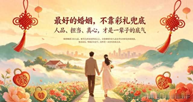 结婚到底该不该要彩礼？成年人最清醒的答案，无关物质只关乎人心