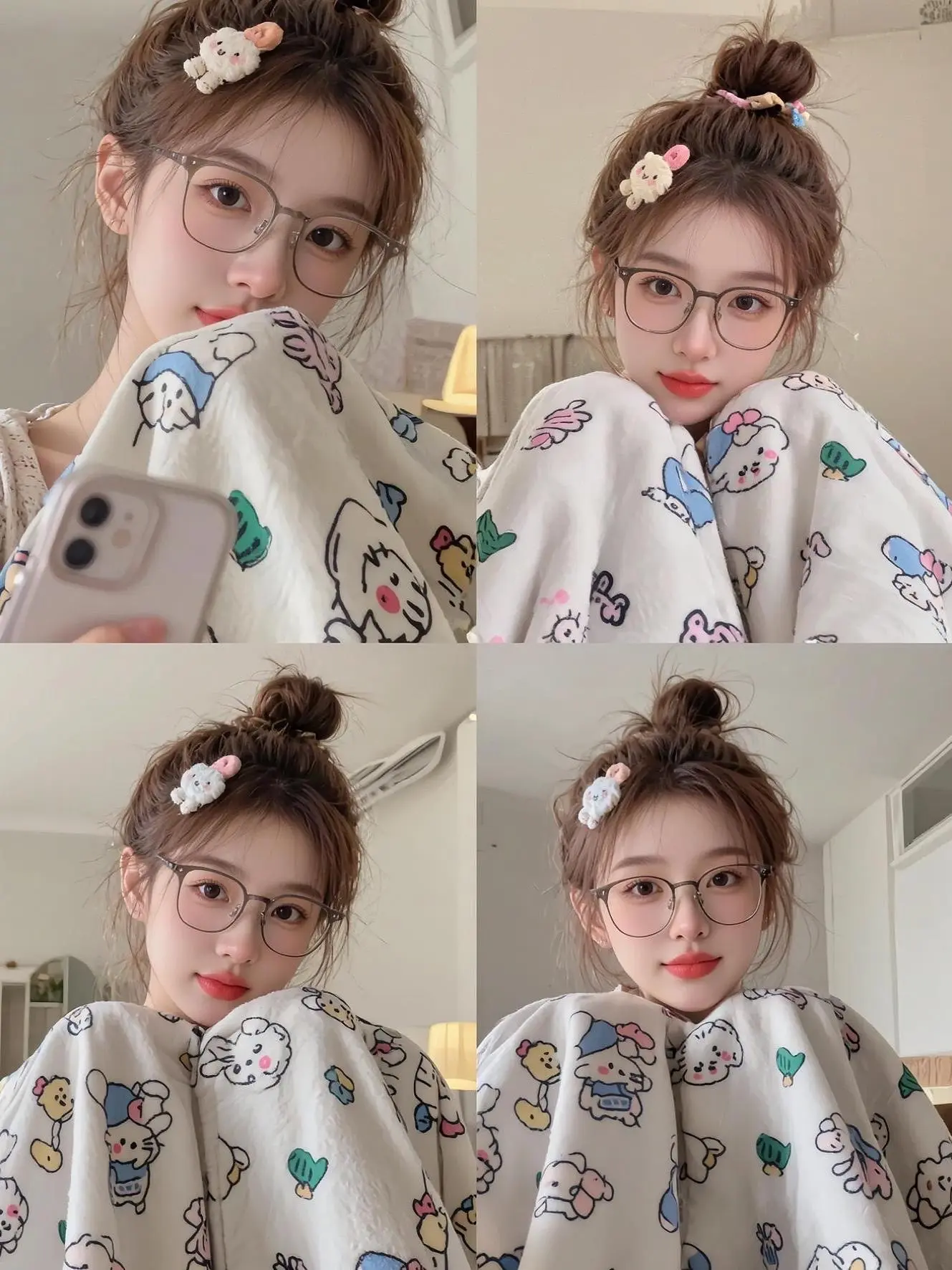 穿上可爱的睡衣，准备睡觉吧！