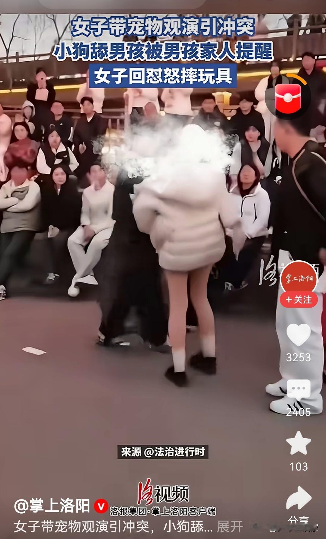 一个弱女子，在宠物面前爆发出的战斗力超乎我的想象，谁说女子不如男。

现场只因自