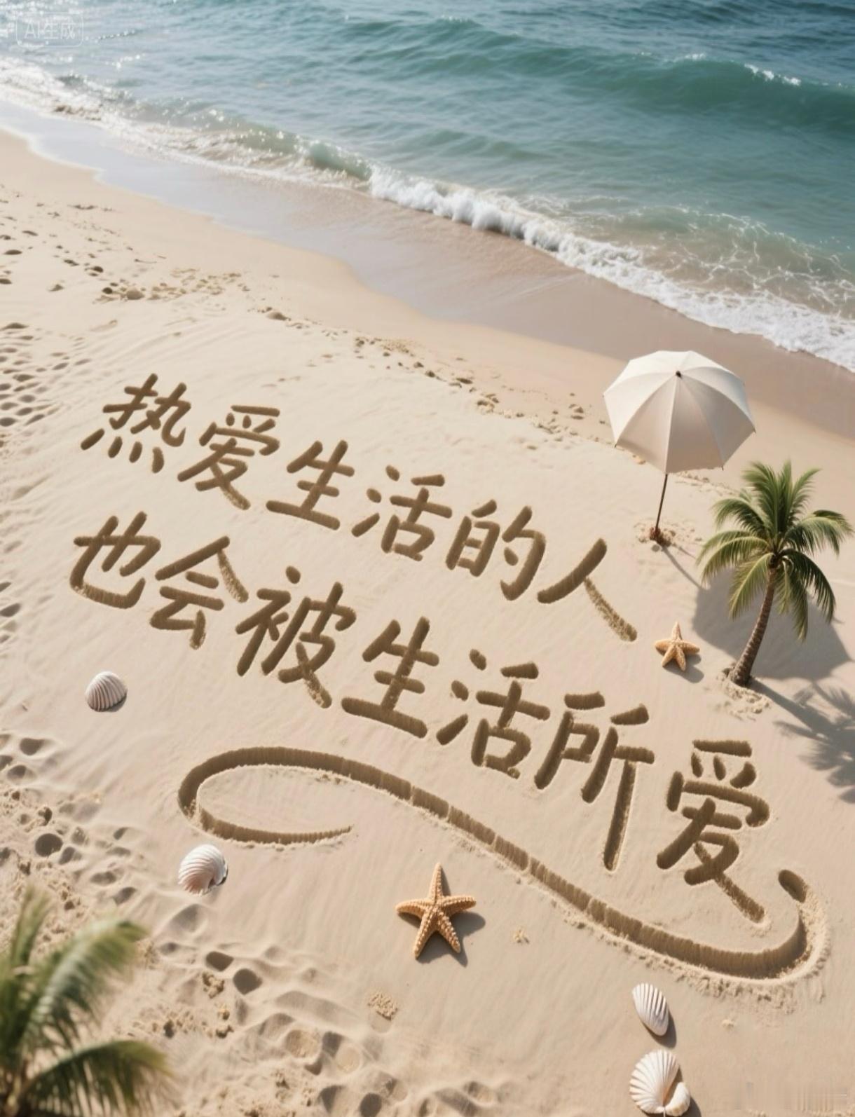 热爱生活的人，也会被生活所热爱。 