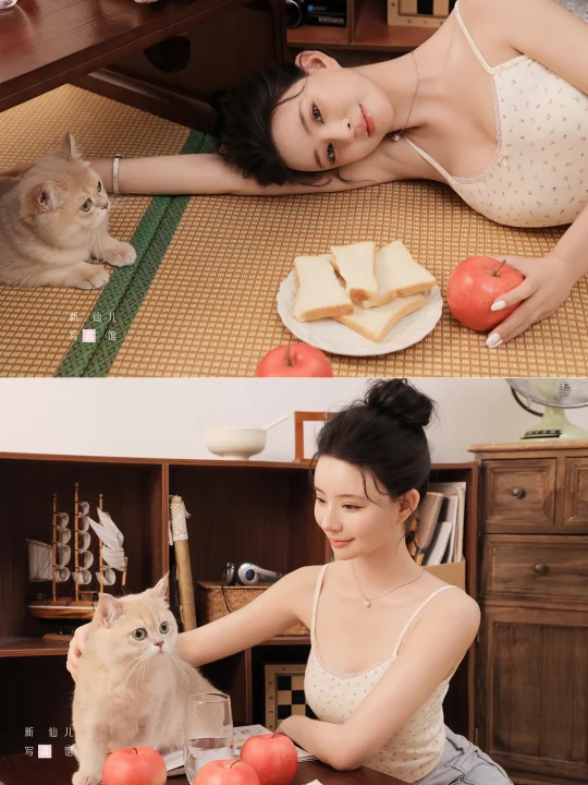 小猫和我🐱治愈系人宠写真