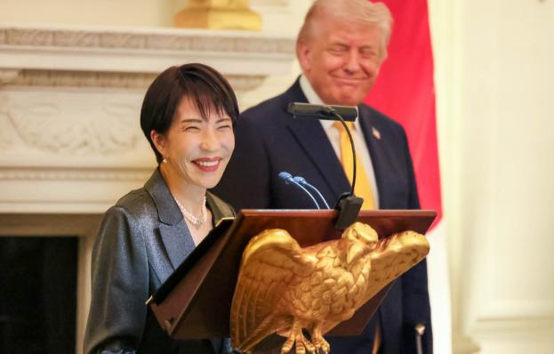 日本首相高市早苗发文说：“感谢特朗普总统，感谢您在白宫以及晚宴上的热情款待。我们