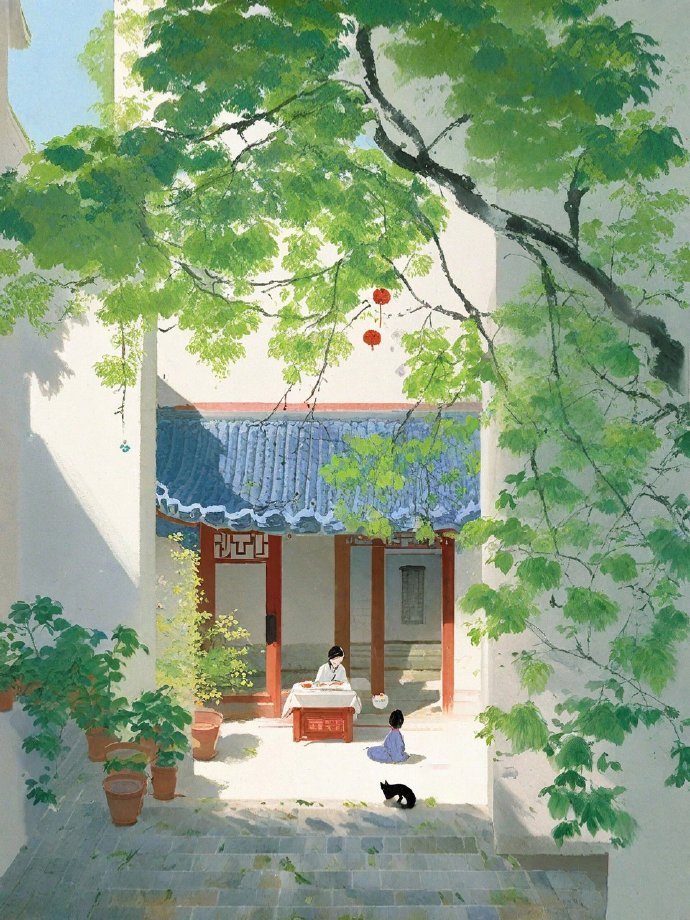 “清浅时光 岁月无言 日有小暖 岁有小安” 