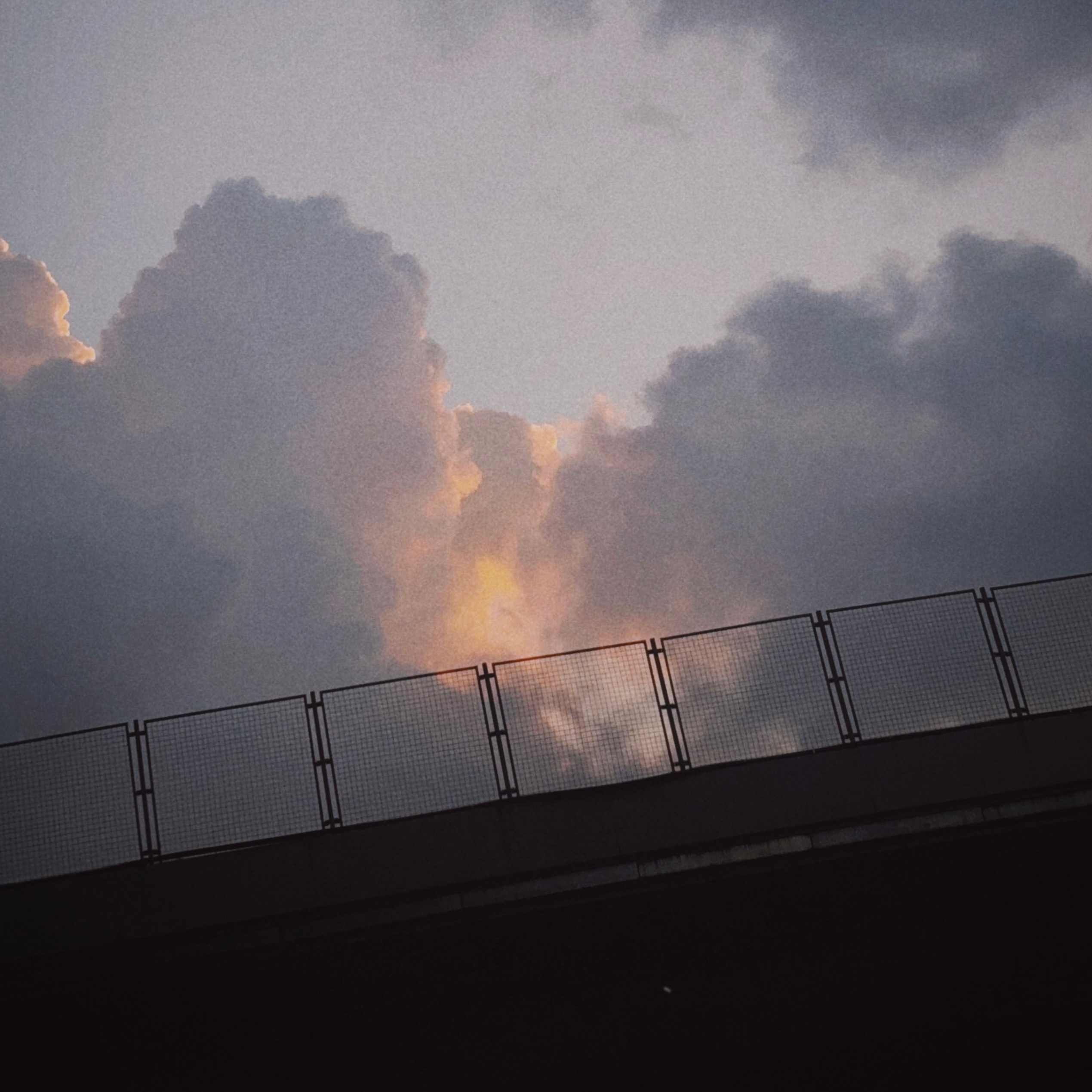 傍晚的云。 ​​​