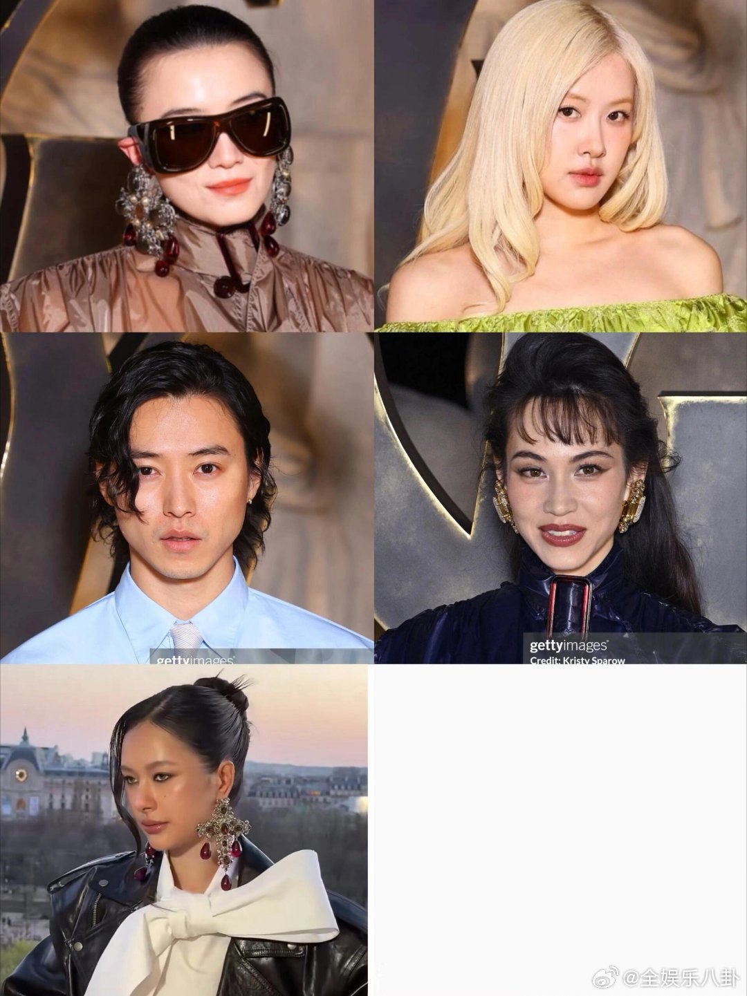 ysl生图ysl大秀生图无人在意的角落昨天竟然还有YSL大秀……看秀G社生图：朴