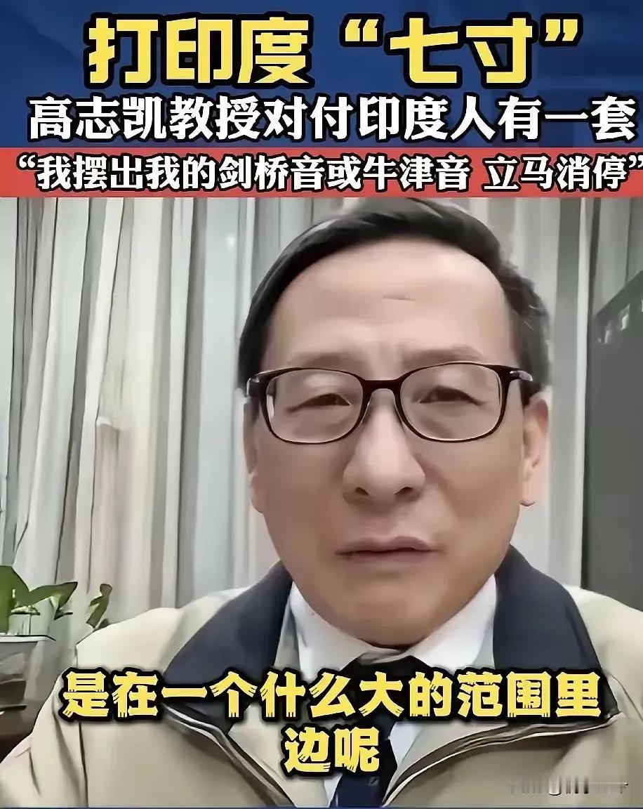打狗还需看主人”，这句话居然还能这么解释？高志凯又出圈了，原因竟然是他在和印度打