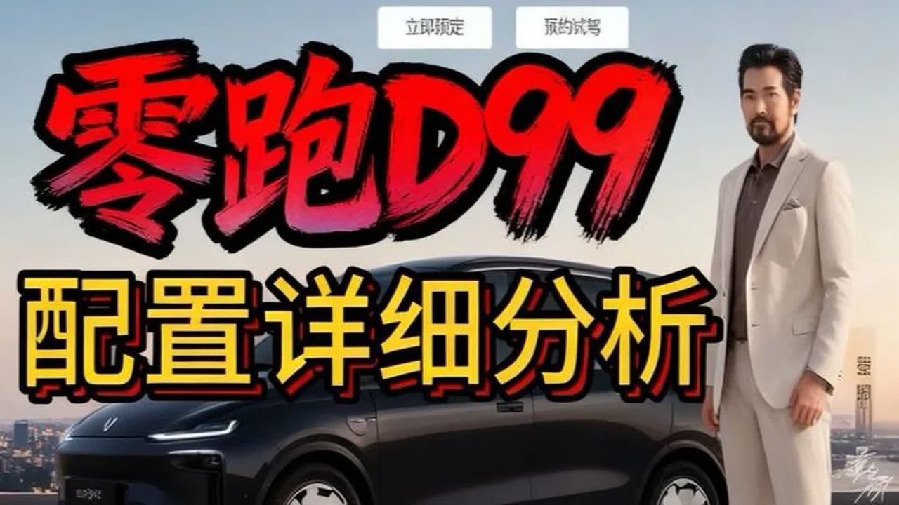 零跑D99最划算的居然是中配？？ 零跑D99，虽然比D19贵很多