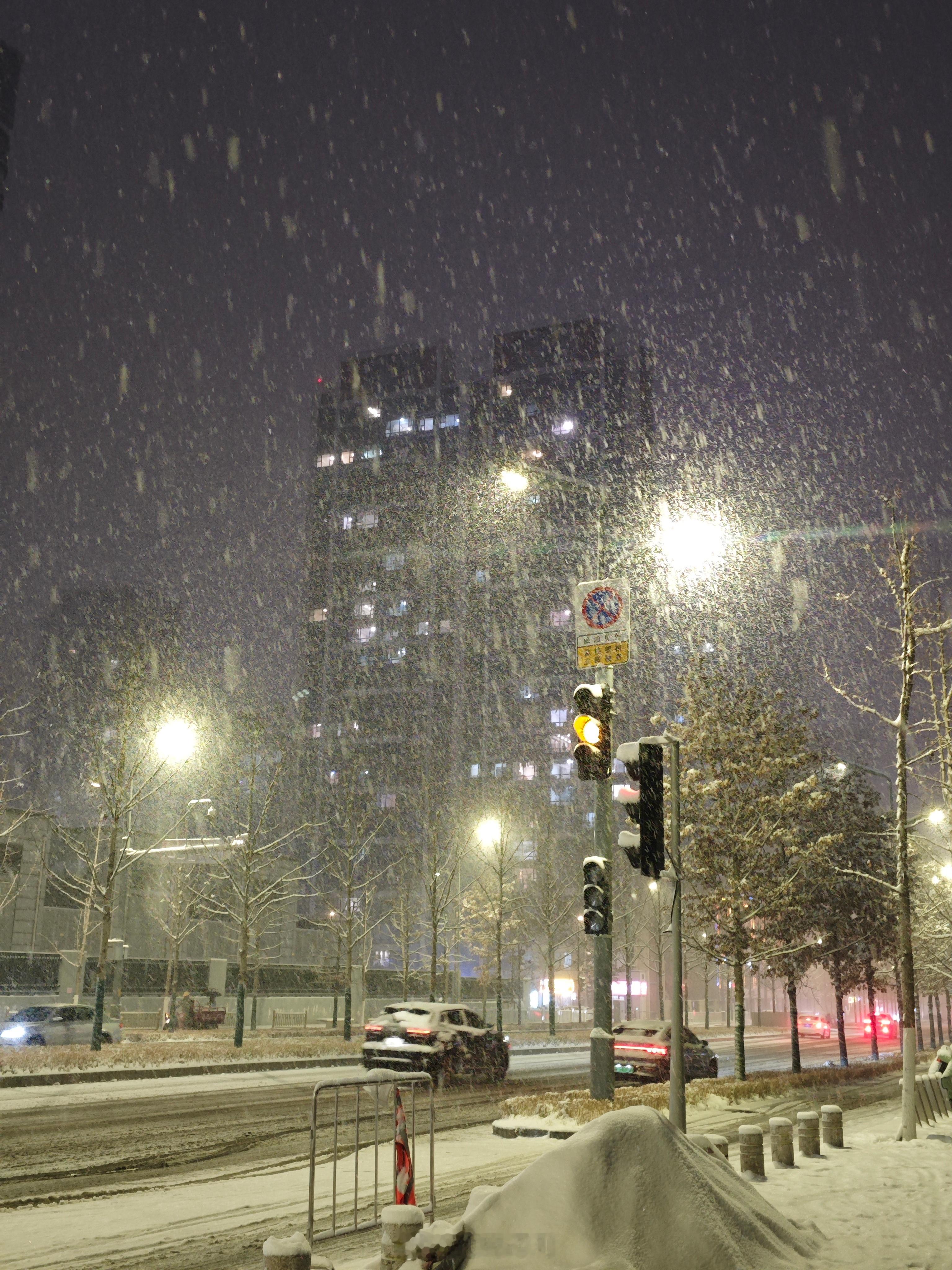 北京暴雪希望我下周去北京的时候还能看到大雪 