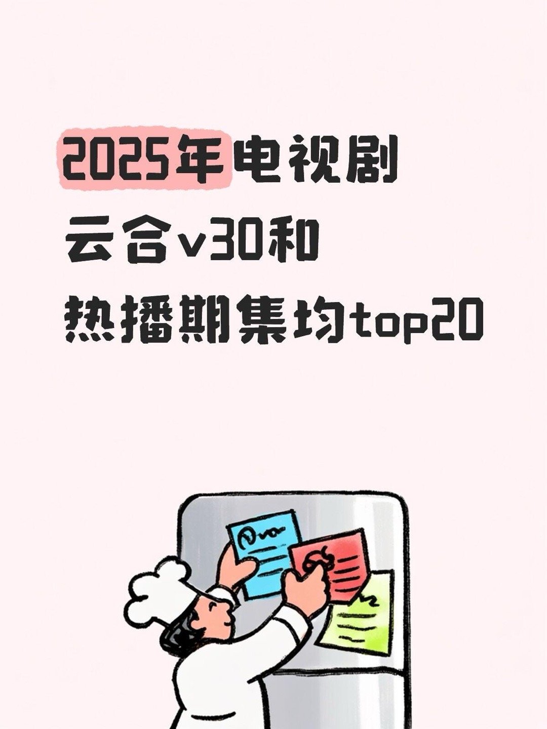 2025年电视剧云合v30和热播期集均top20 