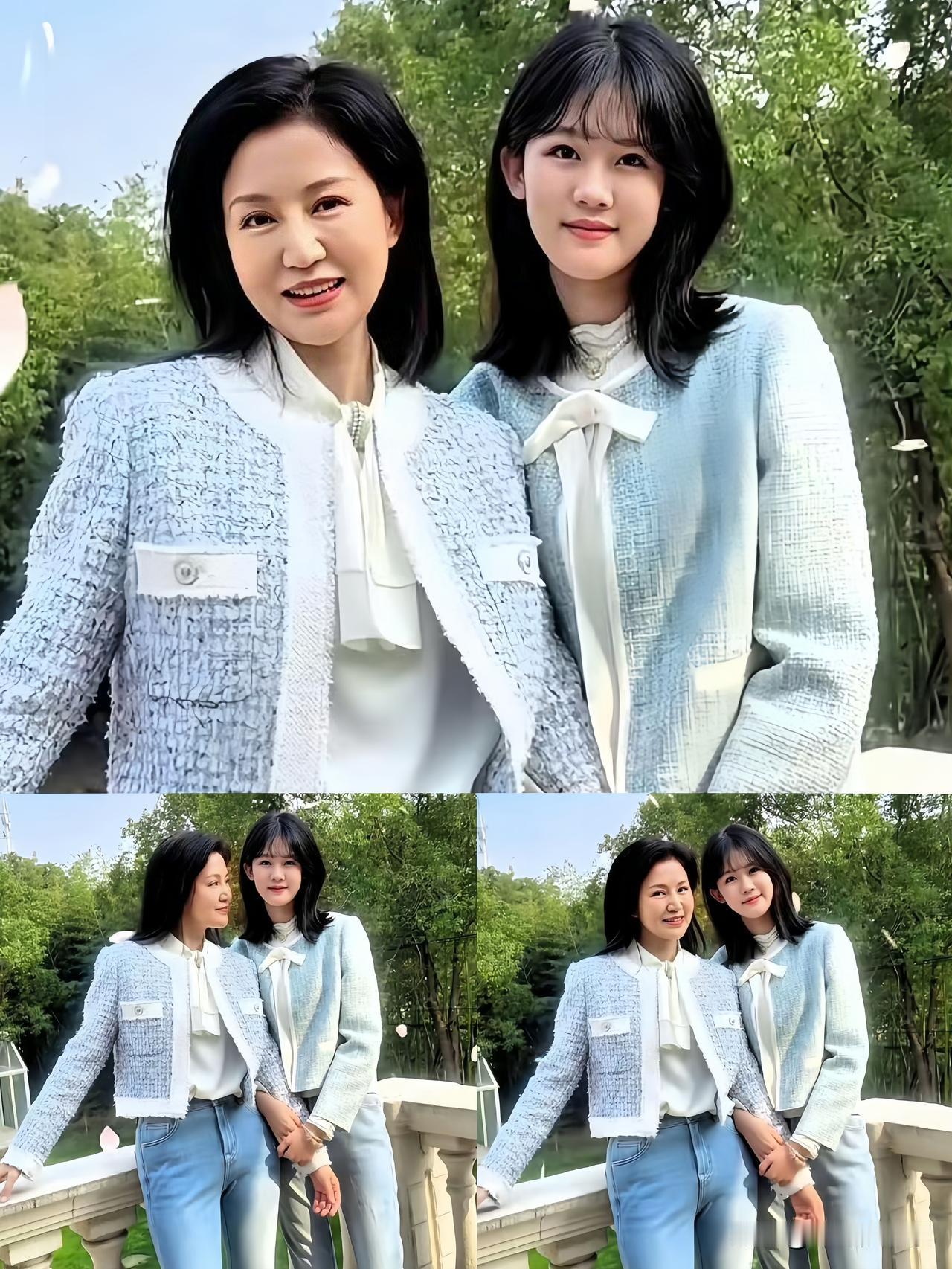 陆毅17岁的大女儿贝儿，真是越长越漂亮了，眉眼间和她妈妈鲍蕾简直太像了。

当年