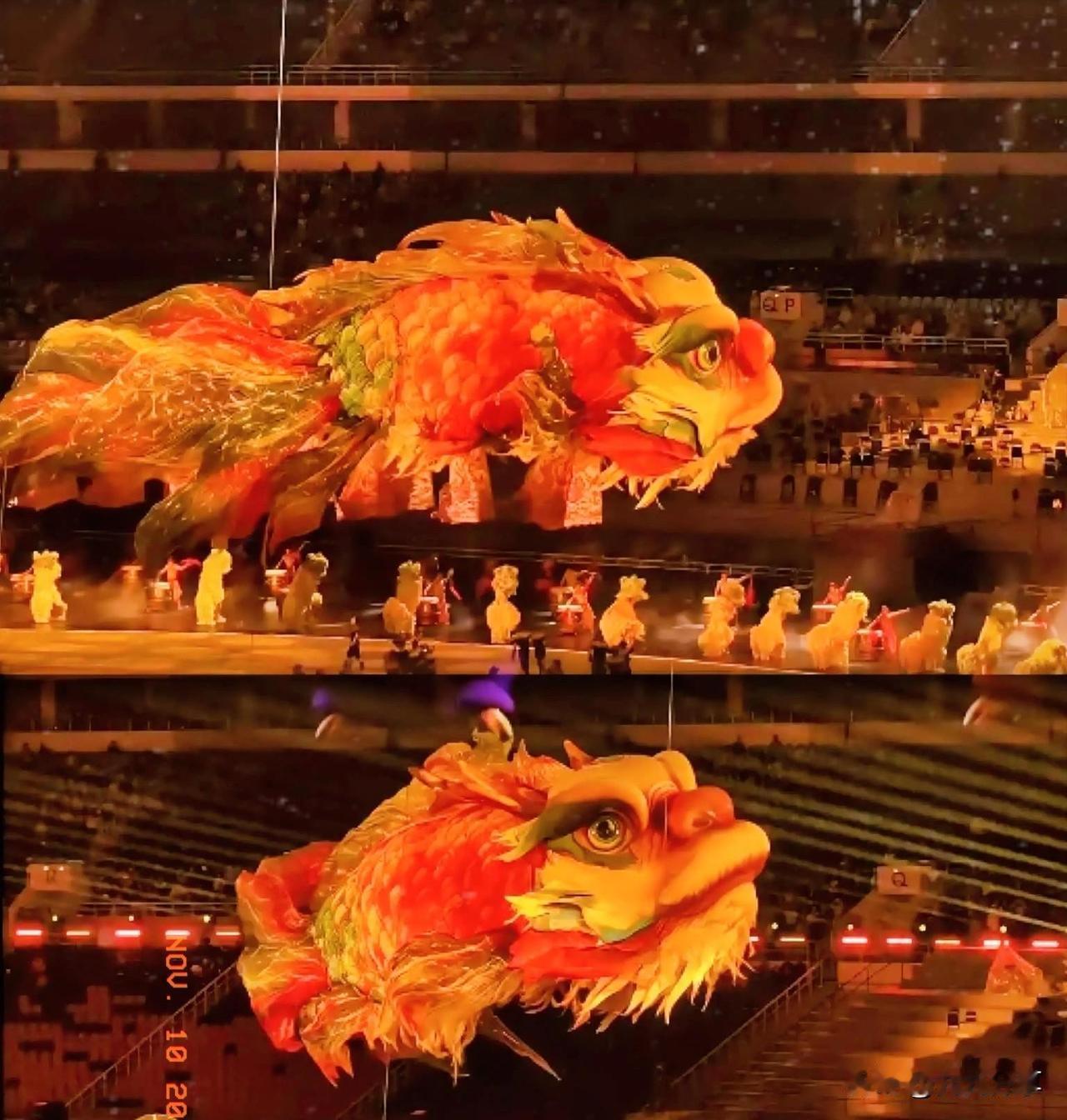 你猜得到吗？

全运会开幕式上的那条“飞鱼”

不是投影也不是特效，而是真正的大