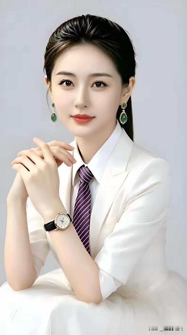优雅白领风，精致妆容，职场女性的魅力！